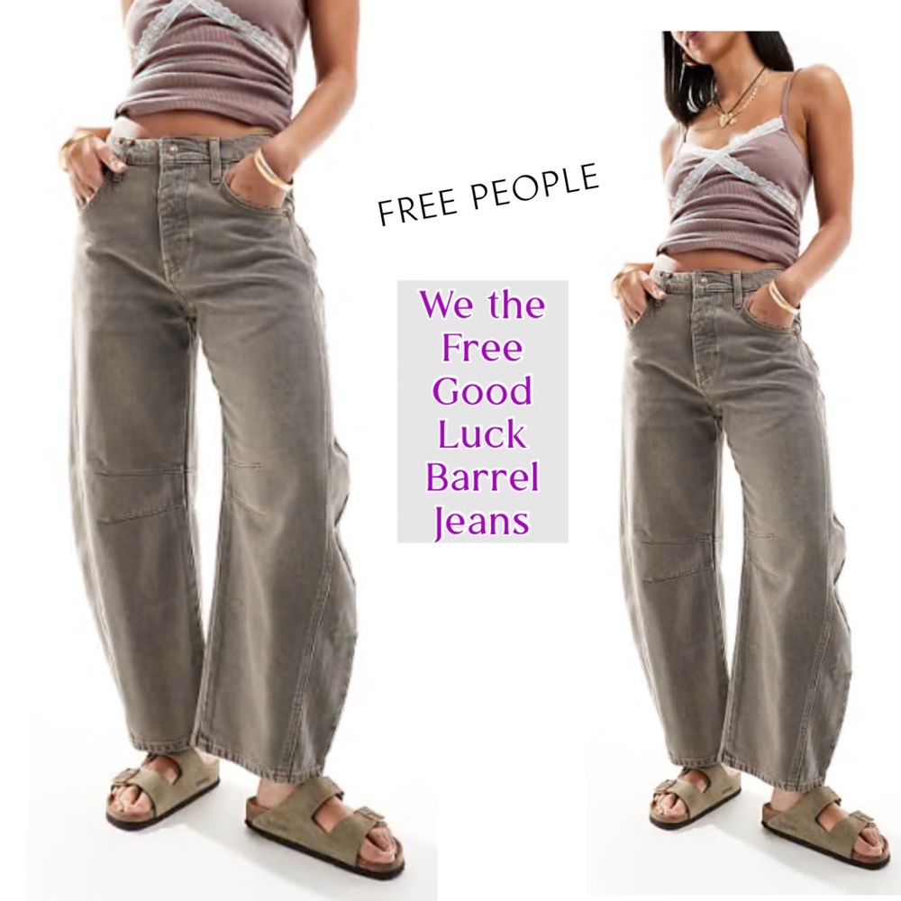 Free People, Good Luck Jeans, Dark Grey, Top Rated Style! NEW WITH TAGS! - Picture 7 of 12